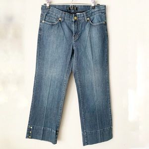 NOIR Straight Ankle Jeans
